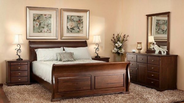 Nội thất phòng ngủ gỗ óc chó Hoàng Phát Wood