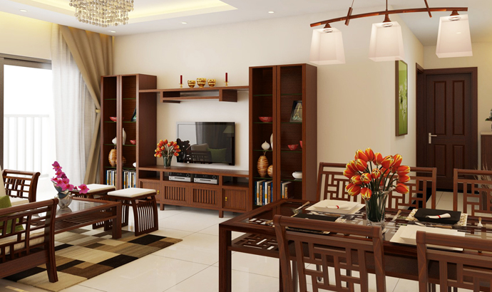 Nội thất gỗ hương nam phi