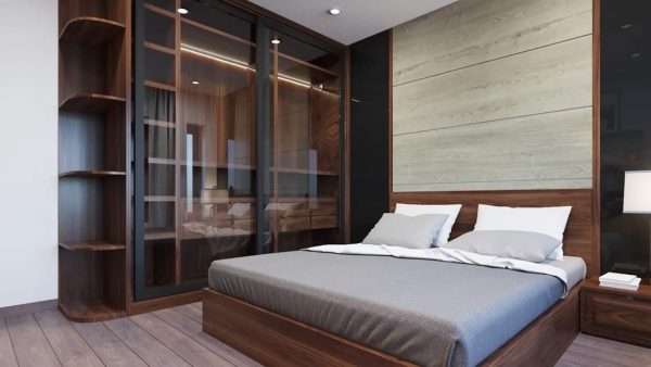 giường ngủ gỗ óc chó hoàng phát wood