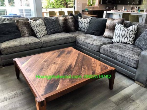 Mặt Bàn Sofa Gỗ Óc Chó 2020 - Hình ảnh 3