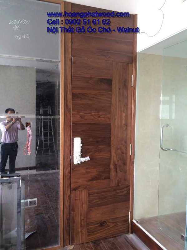Cửa gỗ chung cư óc chó - Hình ảnh 4