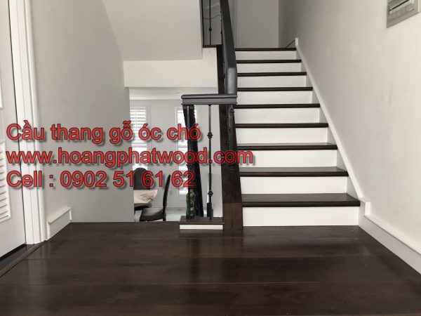 Mặt cầu thang gỗ óc chó - Hình ảnh 4