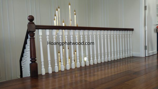 Thi công cầu thang bằng gỗ Tphcm - Hình ảnh 15
