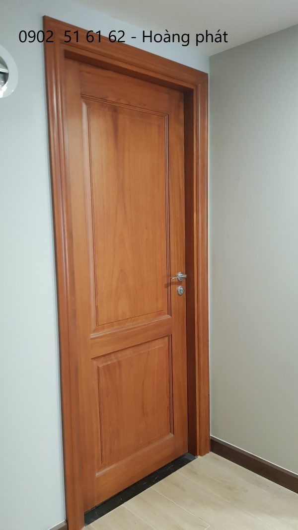 Cửa gỗ tự nhiên gõ đỏ