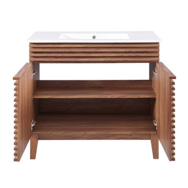 Tủ phòng tắm lavabo gỗ teak - Hình ảnh 4