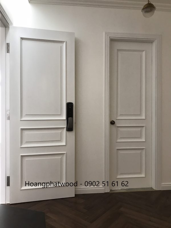 Cửa gỗ sơn trắng