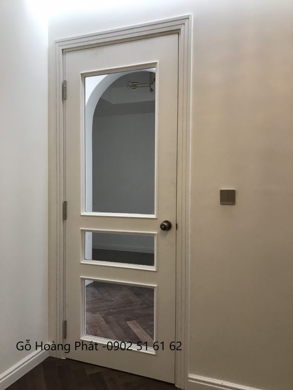Cửa gỗ sơn trắng - Hình ảnh 6