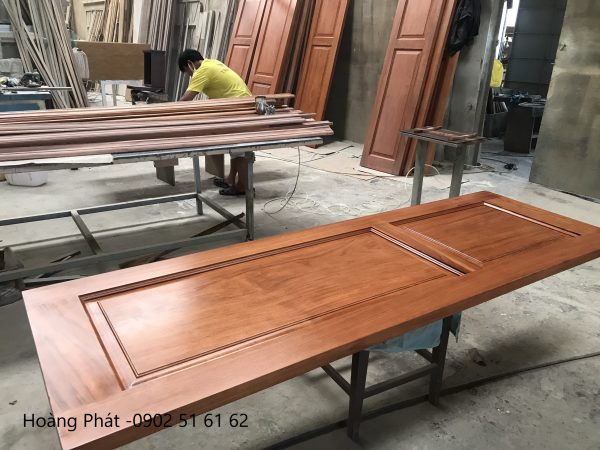 Cửa phòng gỗ gõ đỏ - Hình ảnh 6