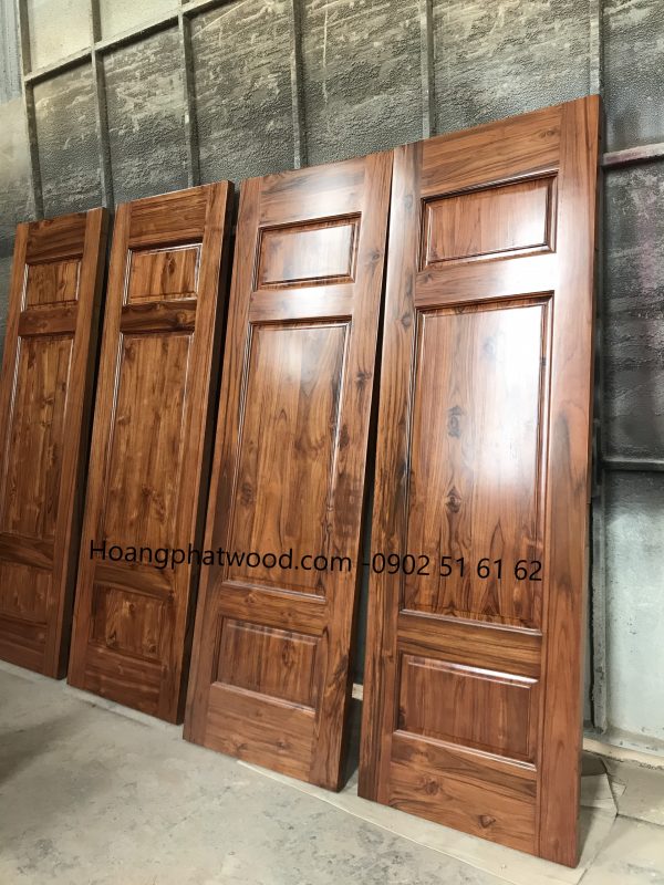 Cửa 4 cánh gỗ teak - Hình ảnh 4