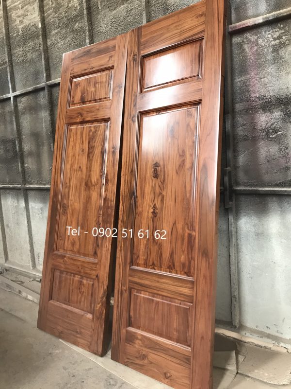 Cửa phòng ngủ gỗ teak - Hình ảnh 3