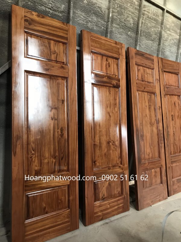Cửa 4 cánh gỗ teak - Hình ảnh 7