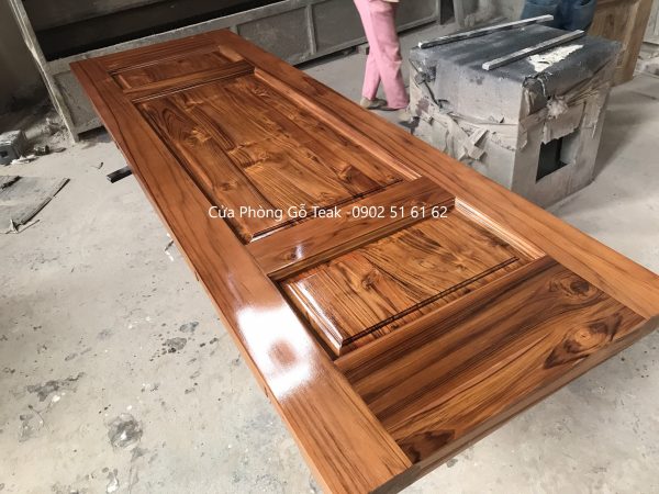 Cửa phòng ngủ gỗ teak - Hình ảnh 9