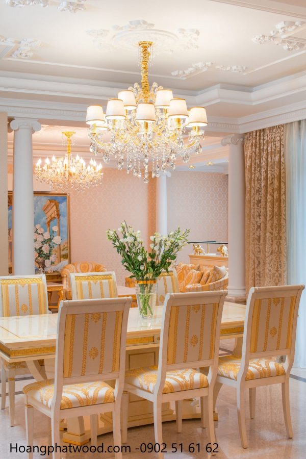 Bộ ghế ăn tân cổ điển - Hình ảnh 3
