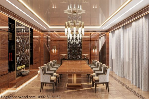 Bàn phòng họp tân cổ điển