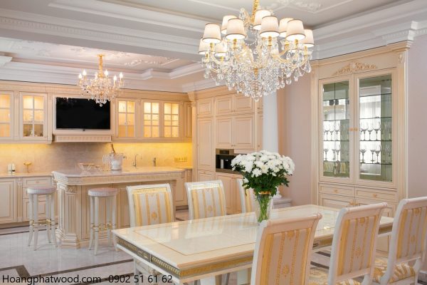 Bộ ghế ăn tân cổ điển