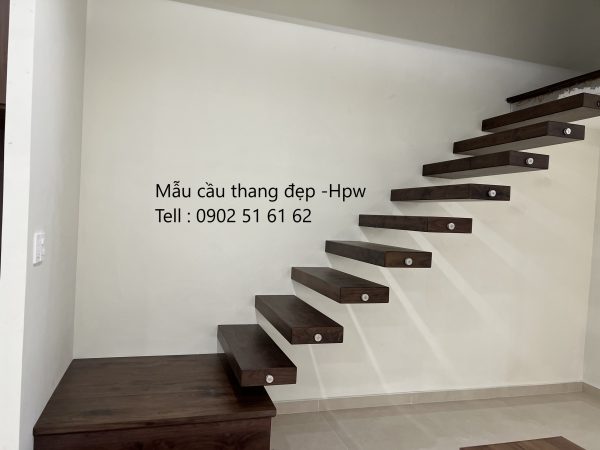 Bảng giá cầu thang gỗ óc chó ghép - Hình ảnh 11
