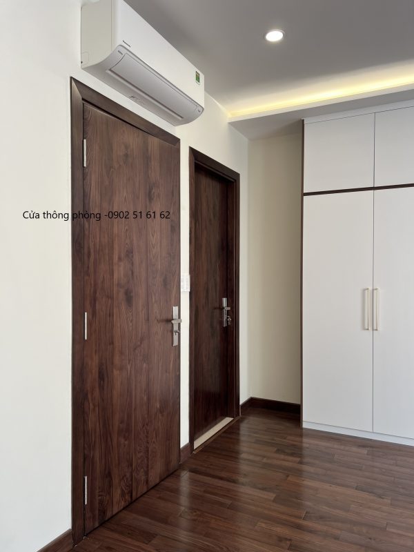 Cửa phòng ngủ gỗ óc chó - Hình ảnh 2