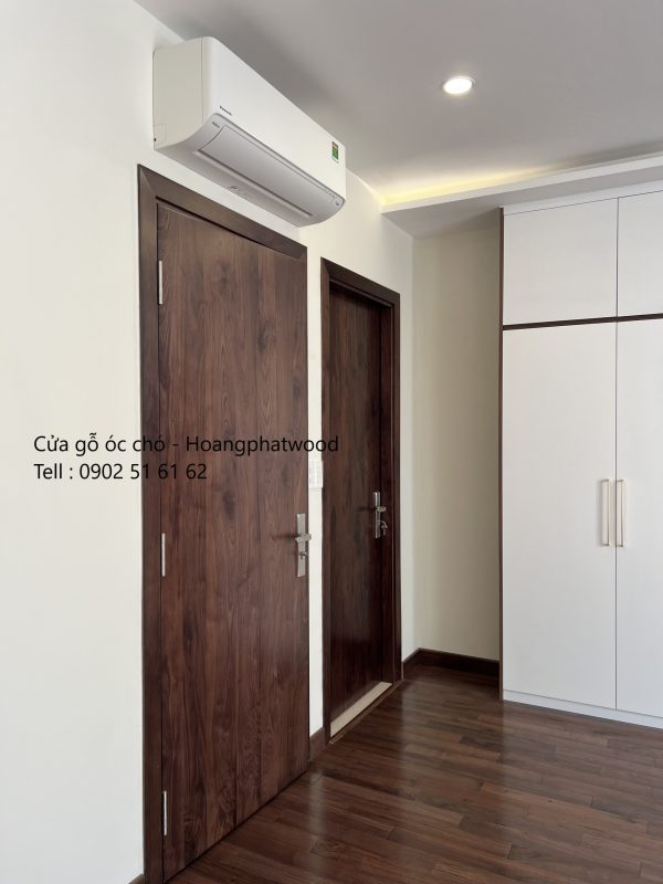 Cửa phòng ngủ gỗ óc chó - Hình ảnh 6