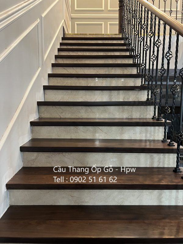 Đi gỗ làm mặt cầu thang - Hình ảnh 9