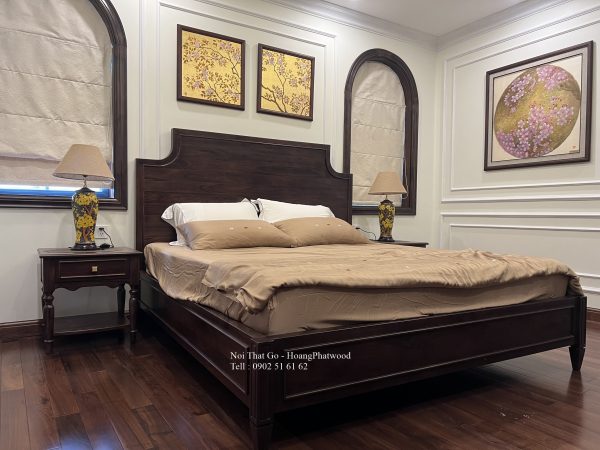 Bộ giường ngủ kiểu dáng indochine - Hình ảnh 5