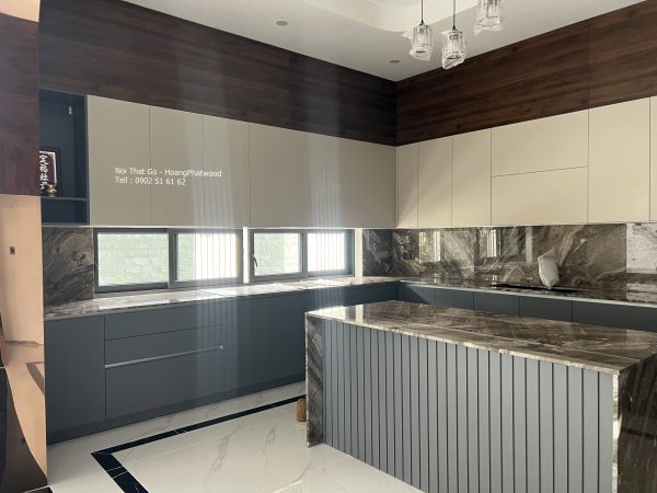 Trang trí lắp đặt tủ bếp gỗ - Hình ảnh 4