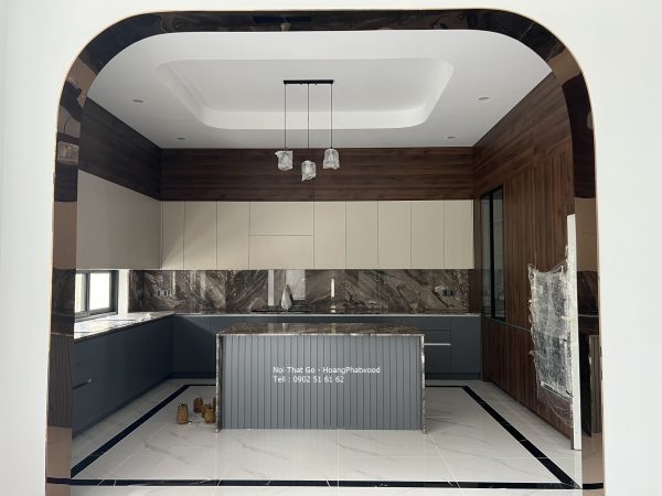 Trang trí lắp đặt tủ bếp gỗ