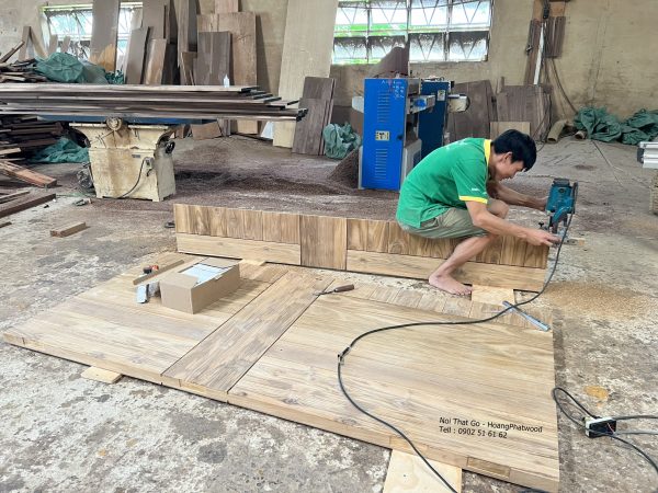 Báo giá cửa gỗ teak ngoài trời