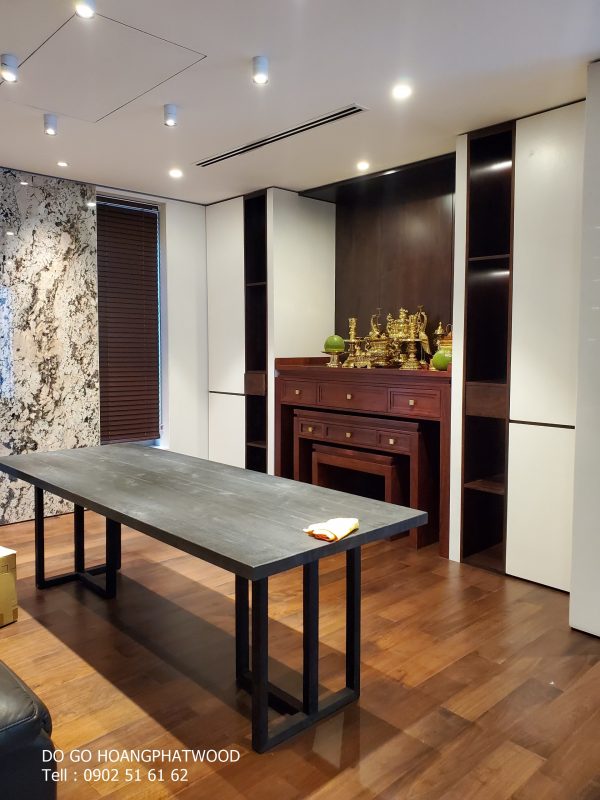 Bàn thờ gỗ hương đỏ lào - Hình ảnh 4