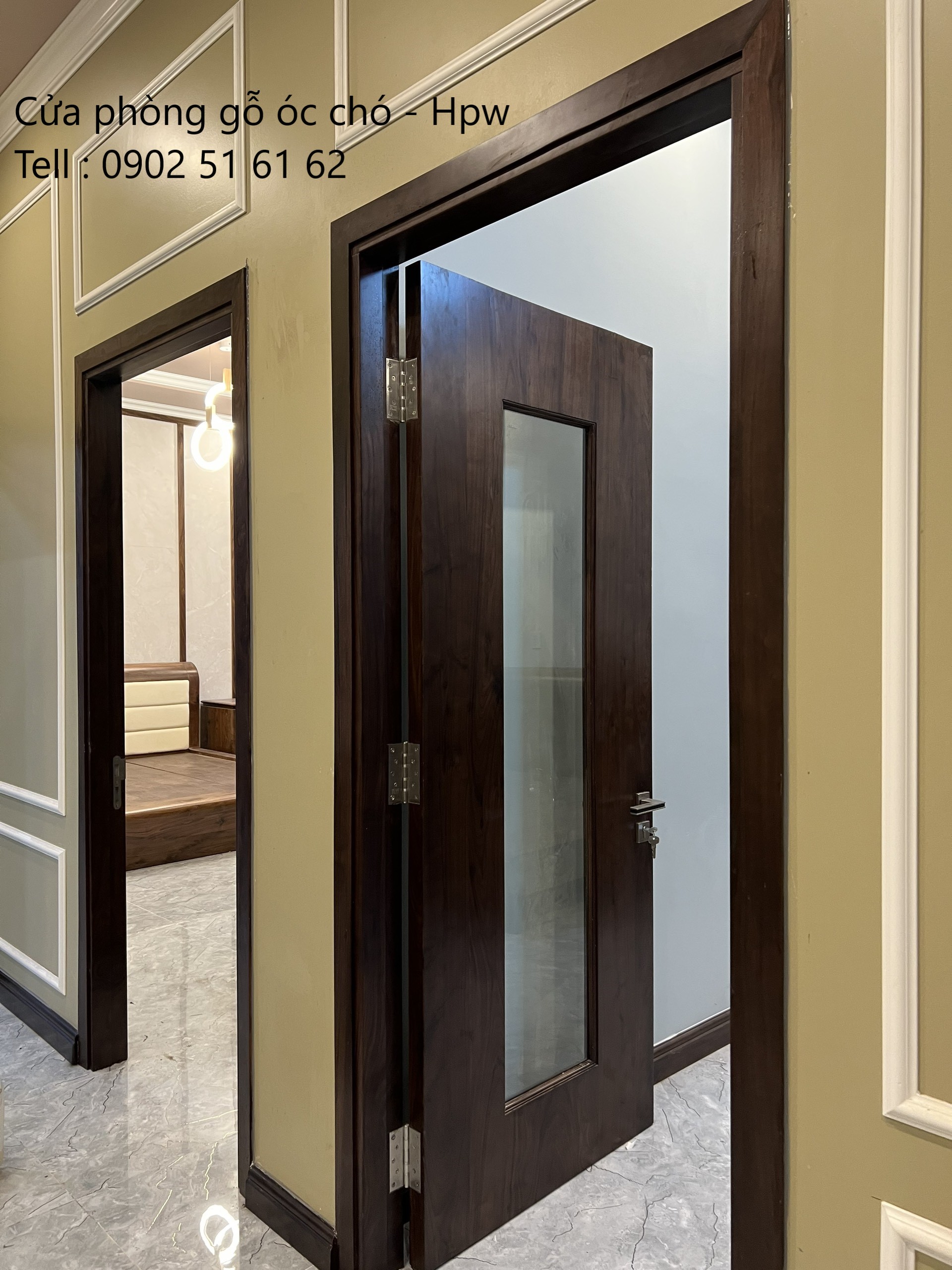 Ý tưởng chọn cửa gỗ óc chó