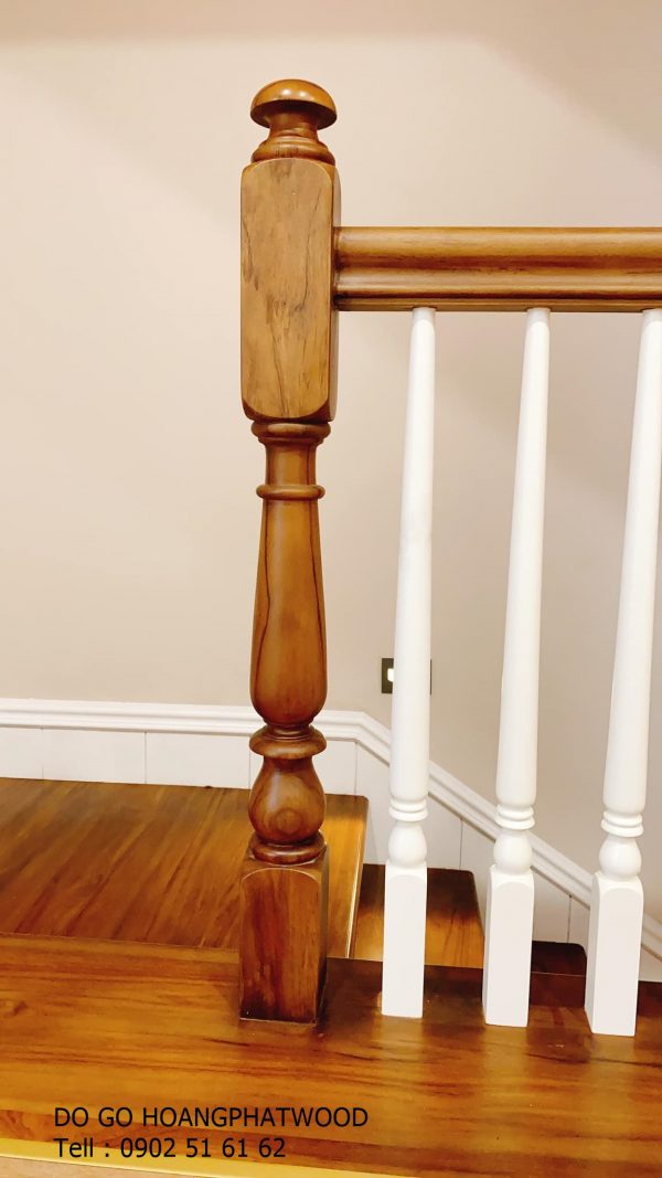 Cầu Thang Gỗ Sồi Mỹ (Oak) - Hình ảnh 6