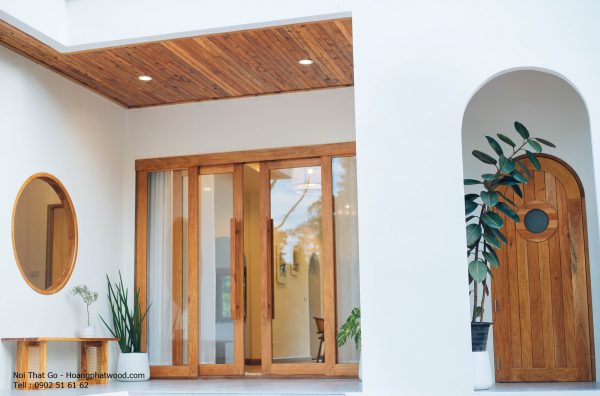 Gỗ Teak - Nội Thất Cửa Gỗ - Trần Gỗ - Giường Tủ - Hình ảnh 13