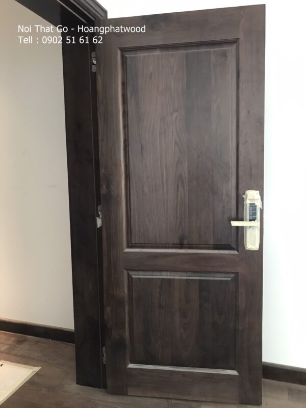 Bảng giá cửa gỗ óc chó cánh phẳng - Hình ảnh 5