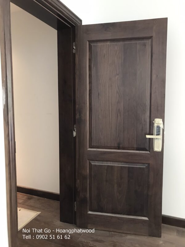 Bảng giá cửa gỗ óc chó cánh phẳng - Hình ảnh 11
