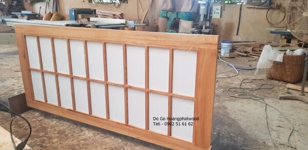 Cửa gỗ sồi giấy shoji nhật bản - Hình ảnh 7