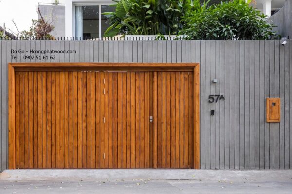 Gỗ tự nhiên dùng ngoài trời - Cửa gỗ teak