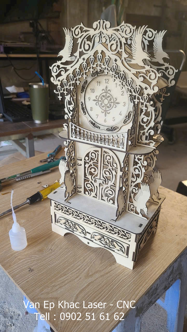 Mô hình decor - Cung cấp ván gỗ dùng cắt laser - cnc