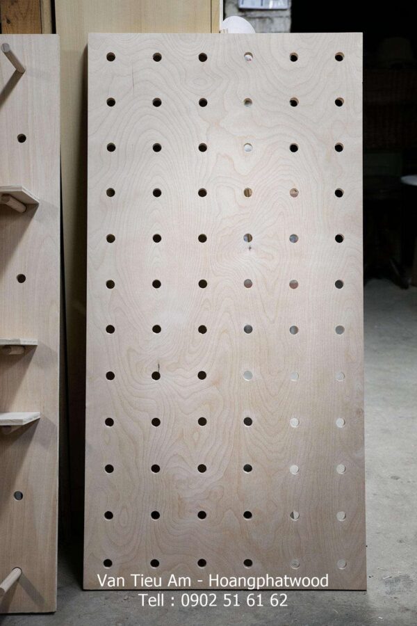 Ván plywood đục tiêu âm - Thoát âm