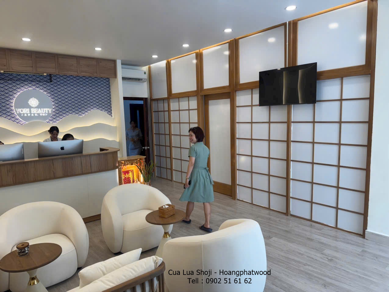 Hệ cửa lùa - Chất liệu gỗ biến tính Shoji kiểu nhật