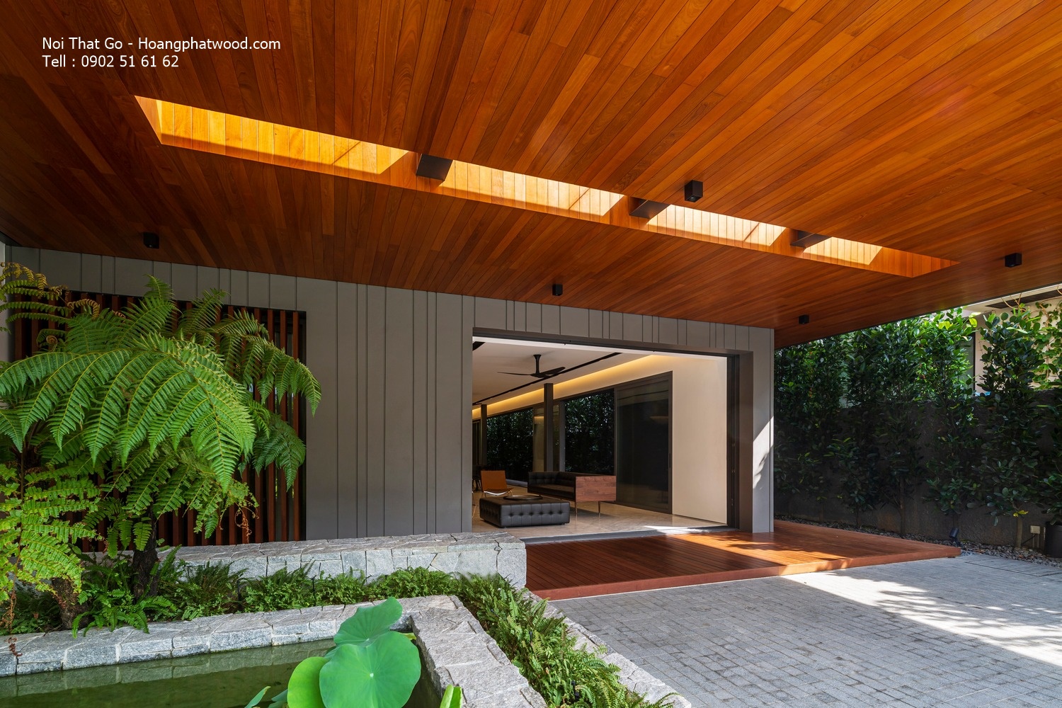 VILLA CHỌN GỖ TEAK LÀ VẬT LIỆU CHÍNH 